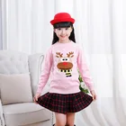 Winter christmas reindeer sweater kids jumper