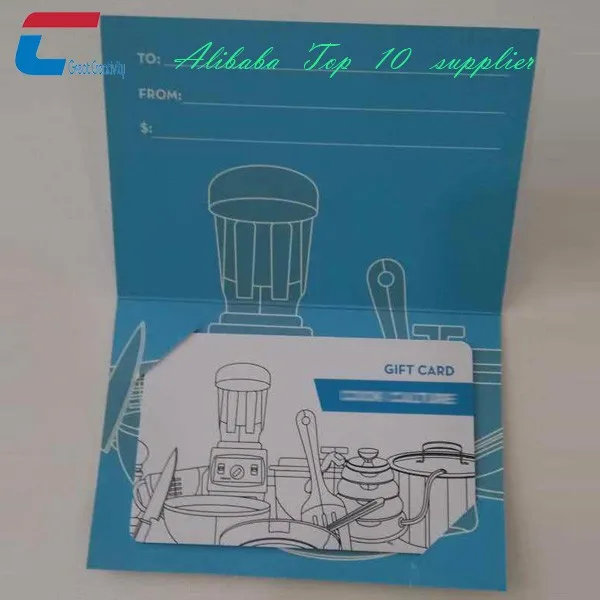oem promotion pvc gift card with brochure,pvc plastic gift card