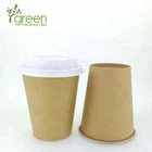 kraft paper cup custom printed disposable paper coffee cups