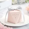 luxury diamond shaped candy paper box customized paper box lovely wedding candy box