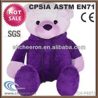 plush christmas teddy bear toys,christmas white bear,soft white