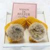 Wholesale Knit Crochet Baby Shoes Fashion Toddle children Shoes With Real Fur Decoration