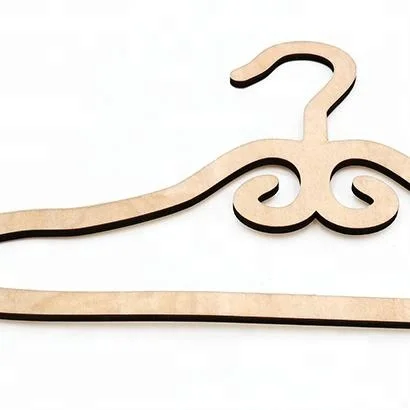 Laser Cut Wood Custom Personalised Coat Hanger Wedding Dress Hanger