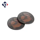 Hith quality custom logo printed pu labels for jeans/bags/clothing