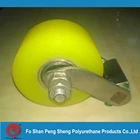wear resistant PU polyurethane rubber tire