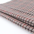 Hot sale glen plaid wool tweed suit fabric for winter overcoats