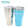 40oz Vacuum Insulated Clear Tumbler With Lid And Straw