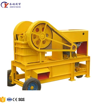 China Factory Mini small mobile diesel rock stone jaw crusher with the best price