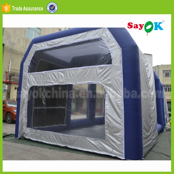 inflatable spray booth