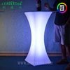 Waterproof outdoor rechargeable High Top Plastic light up Cocktail Table bar For Party Events