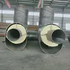 Insulation wrapped hdpe steel sleeve steam insulation steel pipe for high temperature heat resistant