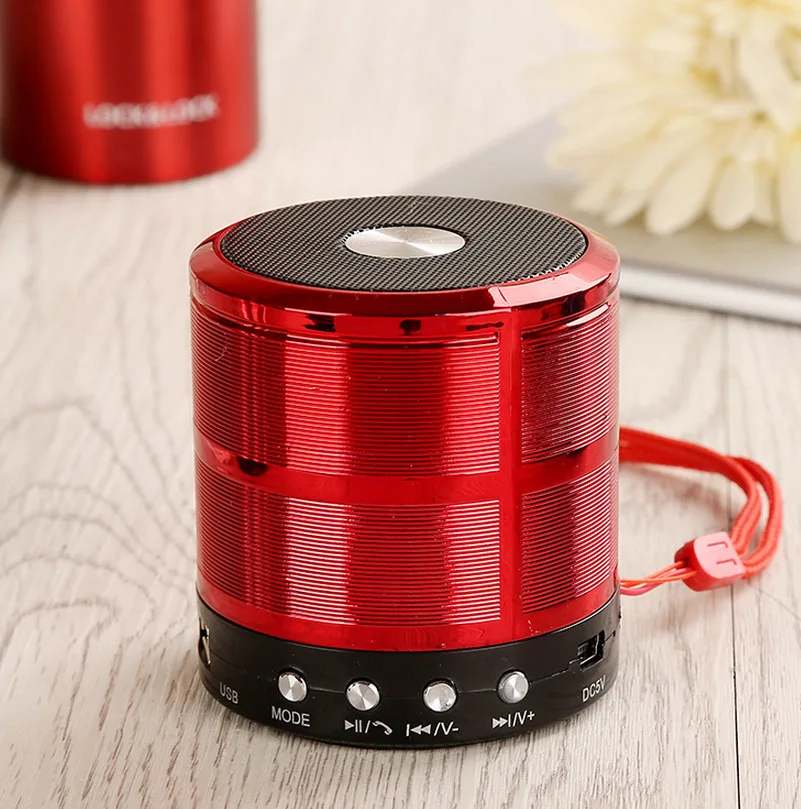 WS-887 Wireless Bluetooth Speaker Plug-in Card Mini Portable Player Speaker Phone Radio Bluetooth Audio Bass High Quality Sound - ANKUX.COM