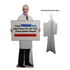 Digital Printed Life Size display Stand Die Cut Advertising Sign Pvc Foam Board