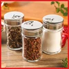 High quality 80ml glass spice jar with shaker tops