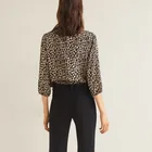 Blouses OEM/ODM New Fashion Women Clothing Large Size Printing Long Sleeve Flower Printing Cami Top Blouses