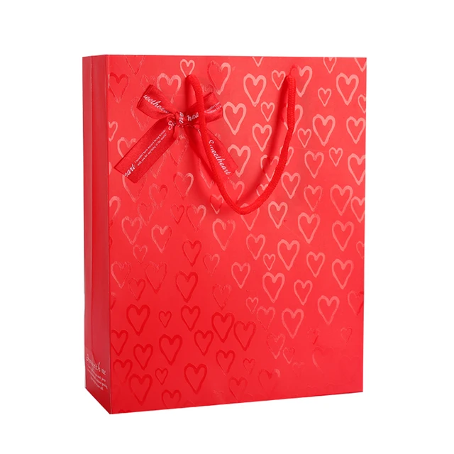 wholesale cheap price coated paper beautiful gift paper bag