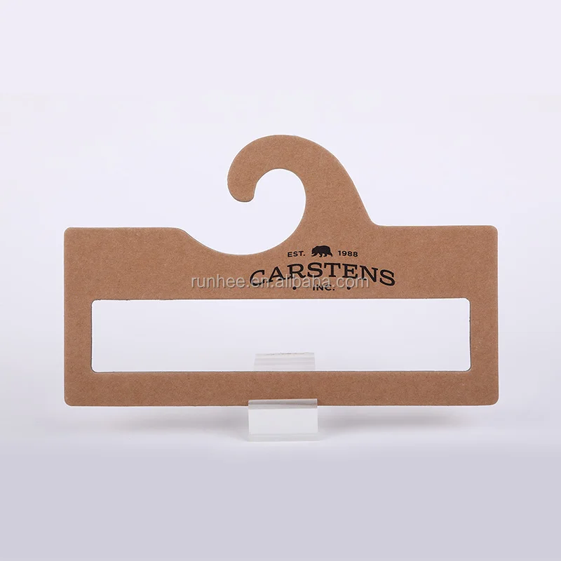 Firm Cardboard Scarf Hangers Multi Season Use Recycled Paper Cardboard Hangers