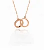Jewellery jewelry simple women pure cz 925 sterling silver infinity necklace