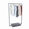 graceful simple flooring stand chain stores shopping mall retail metal clothes garments shop fixture fitting display rack