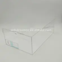 Top selling products in alibaba logo printing acrylic shoe boxes With Trade Assurance