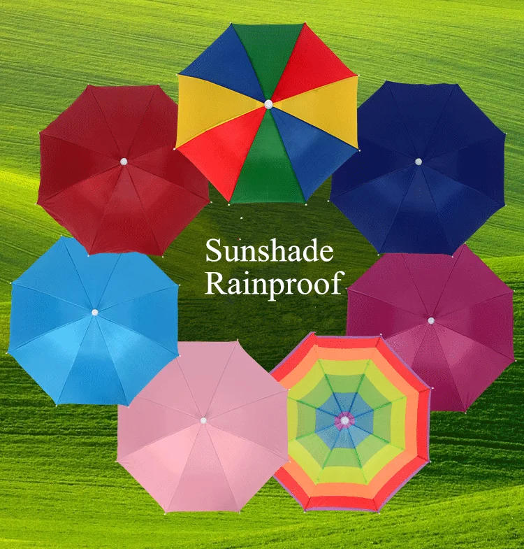 Advertising Head hat shape umbrella