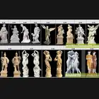 Factory Hand Carved Marble Girl Greek Stone Sculpture