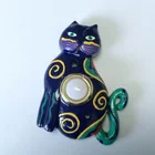 resin doorbell switch;bule cat doorbell push button switch;LED doorbell switch