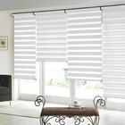 Motorized Curtain Automatic Zebra Roller Blind dooya and white zebra blinds