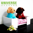 UNIVERSE custom Clear Plastic Acrylic Cute Pet Cat Beds Dog Bed