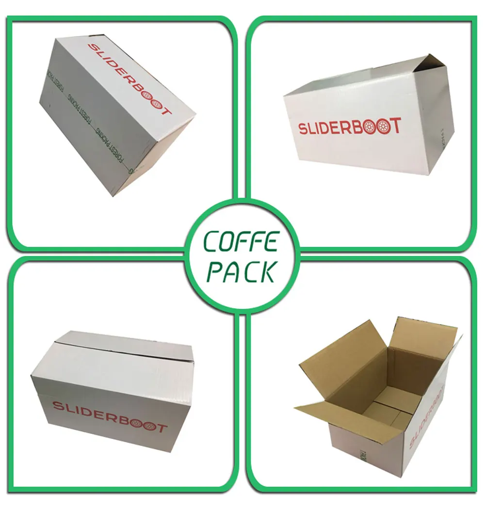 corrugated white offset printed paper cardboard packaging box