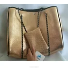 Fashion Lady Neoprene Beach Bag with inner zipper pocket movable board