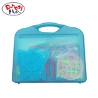 Big caso 55 pz plastica lettera stencil set per i bambini di disegno