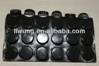semi-transparent silicone rubber feet pads