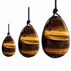 Tiger eye Yoni Eggs Massage Stone 3PCS Natural Exercise Eggs Healing Stone to Train Pelvic Muscles Kegel Exercise