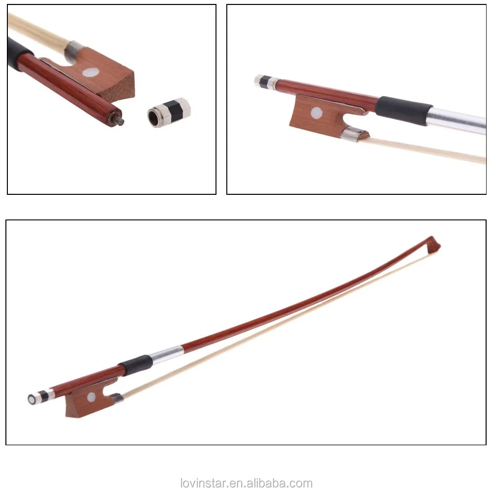 楽器ドロップ無料送料1/2バイオリン馬毛の弓-バイオリン部品、付属品問屋・仕入れ・卸・卸売り