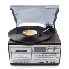 2019 Hot Sale Factory Supply Multi Audio Retro Gramophone Turntable Record Player with CD USB Cassette Encoding