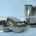 stainless steel foldable cup, telecope cup,