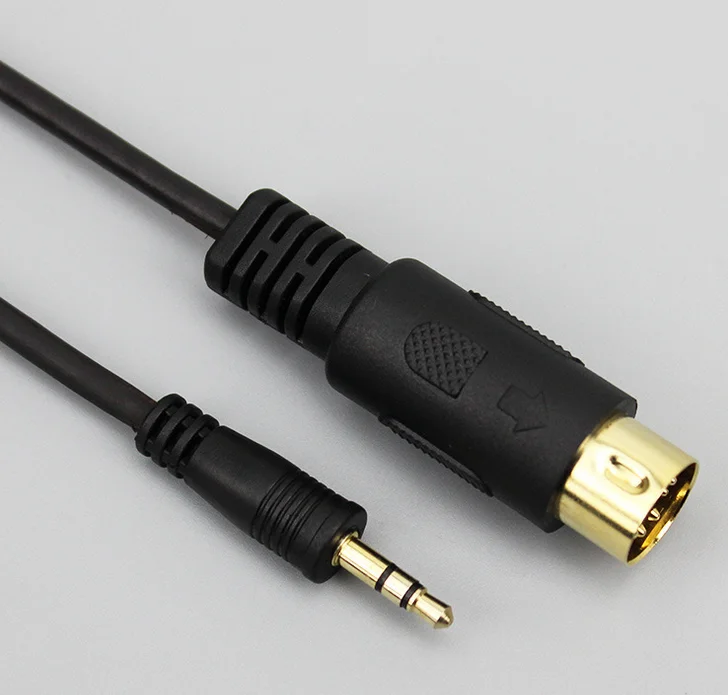 Pin Midi Din Male Plug To Mm Stereo Jack Cable Lead Audiocable