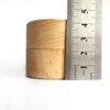 Natural beech wood case round Ring case gifts Jewelry box