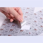 ODM/OEM factory eco logo industry label waterproof removable custom sticker for electronic