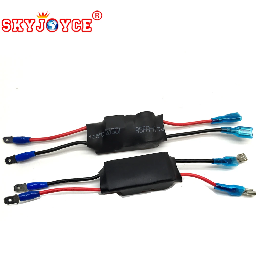 SKYJOYCE 1 pair Mini Round ballast canbus decoder H7 all in one hid ballast kit H1 H3 hid error canceller box CAN-BUS capacitor (3)