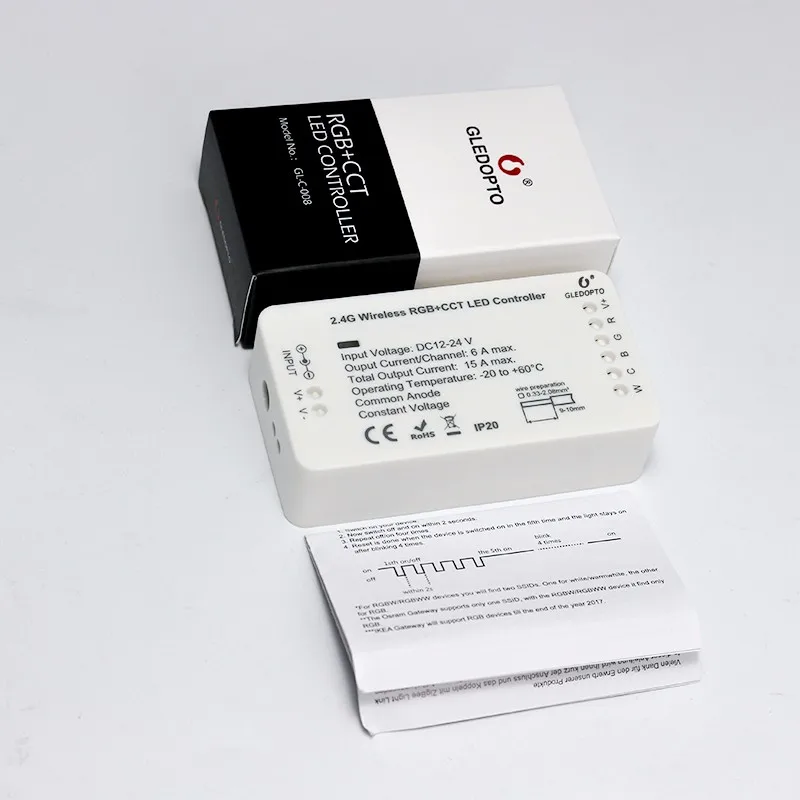 LED Single color/RGB/ RGBW/rGB+CCT led strip Wifi controller(support Home Net),remote control zigbee technology link glow light - ANKUX.COM