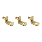Steel Cabinet Shelf Pegs Joint Connector Universal L Shape Bracket With Pin