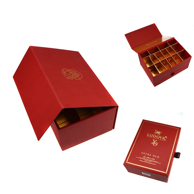 fashion colour magnetic closure gift box book style packaging
