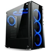 Attractive design cool tempered glass computer case mid tower ATX gaming PC case