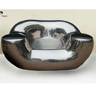 Leisure Office Funiture Comfortable Chair with Mental Frame