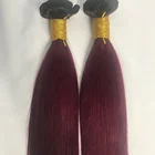 Ross Pretty Straight Indian Hair Double Drawn Chocolate Hair Weave 18 Inch Thick Bundles