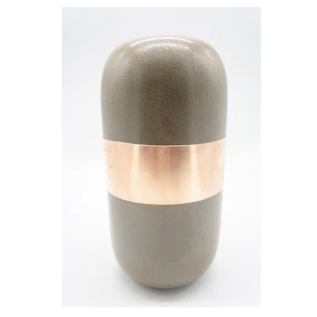 2019 новый дизайн позолоченное розовым кольцом плотная большая керамическая ваза/jardiniere