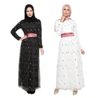 heavy chiffon kebaya abaya Modern Muslim Women Islamic Saudi Clothing Dubai hijab Dress