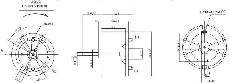 Low Noise small 3V Electric Toy Motors RF-500